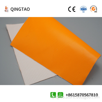 Orange single-sided silicone cloth